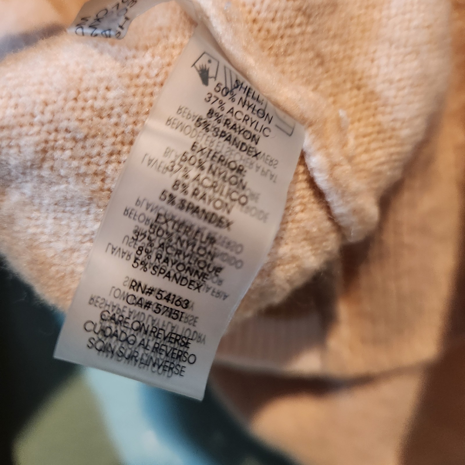 Calvin Klein Fringe Trim Pullover Sweater XL Blush Pink Boho Chic Cozy Holiday thumbnail 7