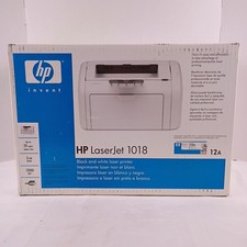 HP LaserJet 1018 Standard Black and White Laser Printer New 