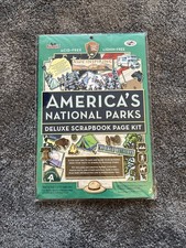 America's National Parks Deluxe Scrapbook Page Kit New Vintage Acid Free UK ship