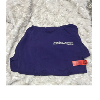 Babylon Purple Crew Neck Pullover Sweatshirt Logo Fleece Cotton Men Size M
