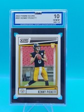 2022 Panini Score #301 Pittsburgh Steelers KENNY PICKETT RC - ISA GEM MT 10