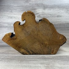 Large Natural Live Edge Wood Slab Rustic Organic Tree Slice Decor 18x10.5x5