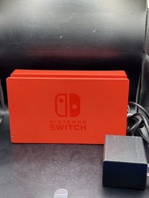 Official Nintendo Switch Dock Mario Red Edition w/ Charger (Read Description)