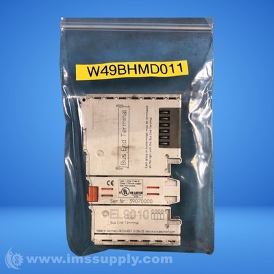 Beckhoff EL9010 E-bus End Terminal Card FNIP