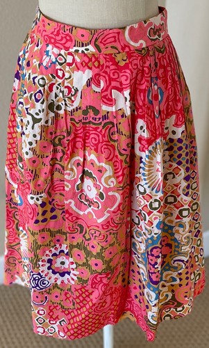 Falda forrada J.CREW plisada delantera alta-baja 16T 16 ALTA J2011 estampado cachemir - Imagen 4 de 9