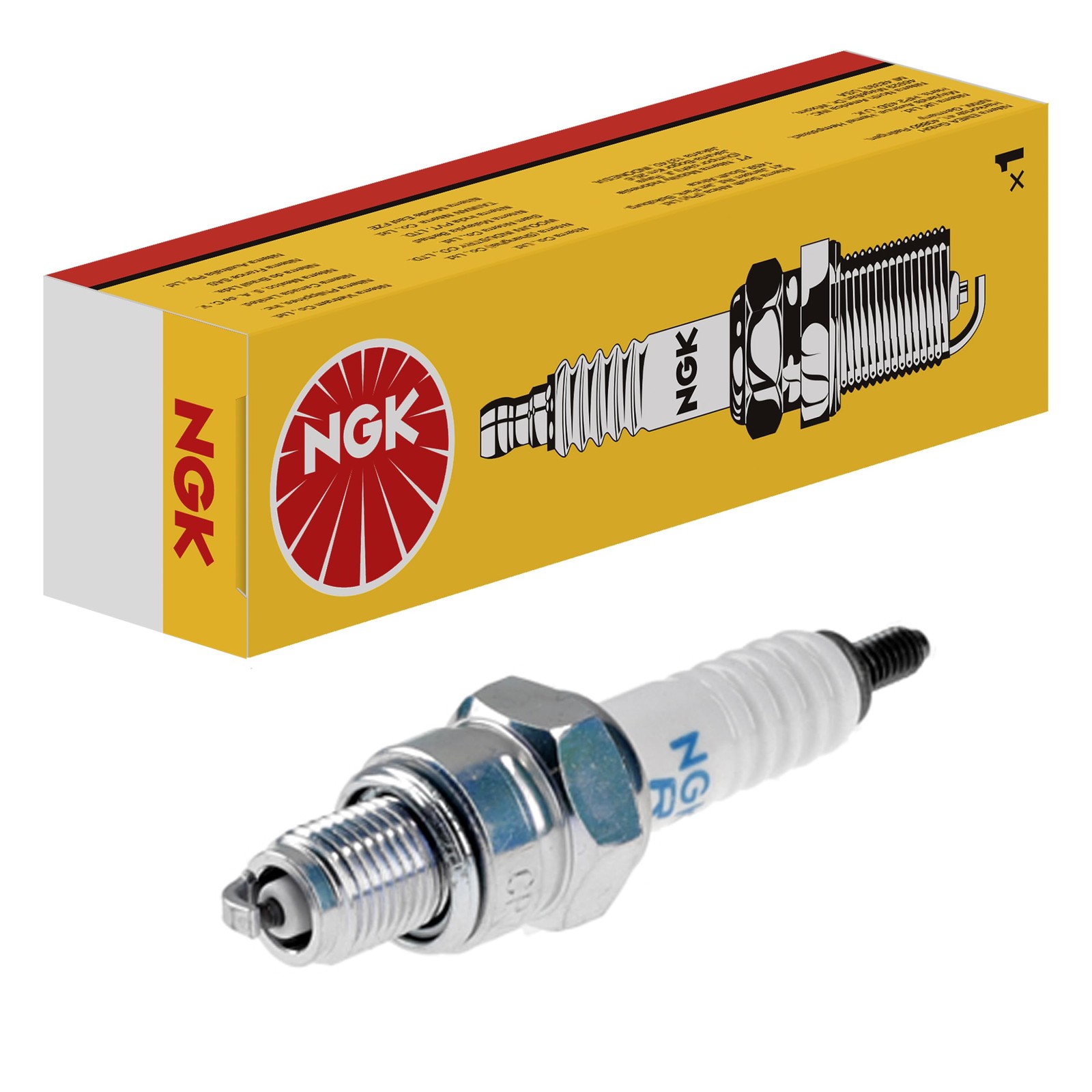NGK Spark Plug Stock # 4549 1 Count Pack of 1, No Color 