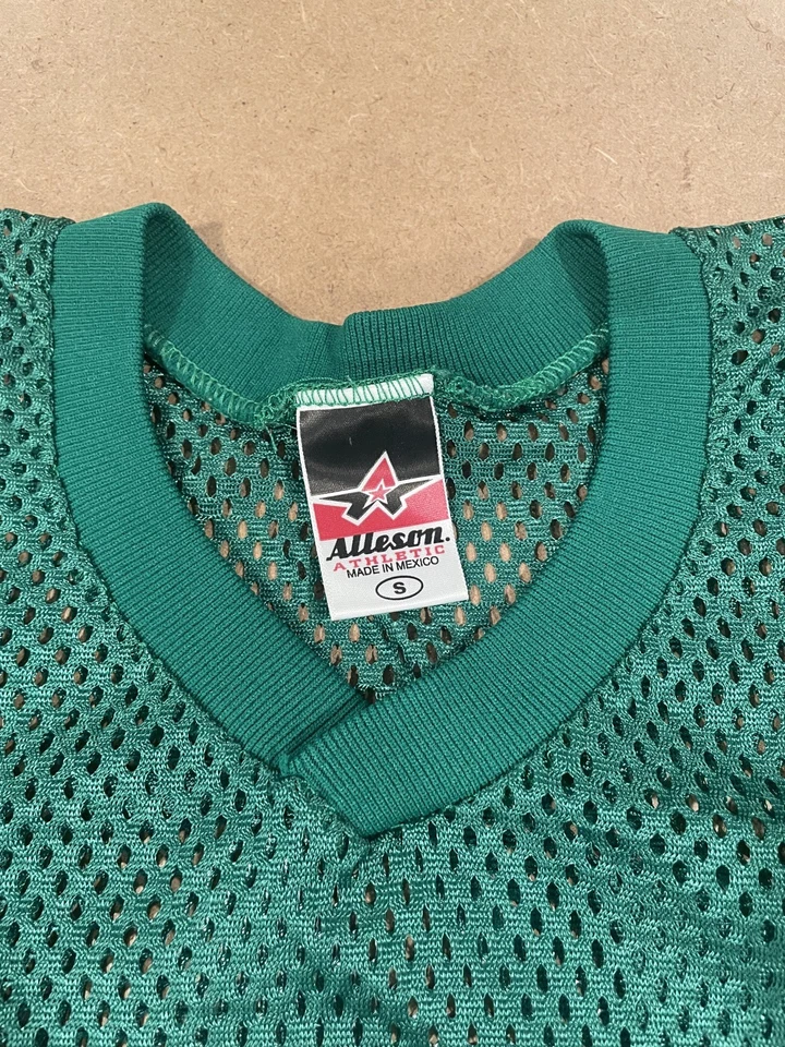 Alleson 运动练习球衣 - 足球男式深绿色小号 9 号 — 第 3/4 张图片