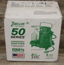 Zoeller M53 Mighty-mate Submersible Sump Pump, 1/3 Hp