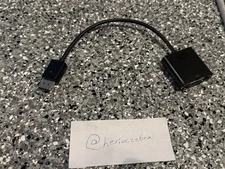 HP Male DisplayPort DP (Source) to Female DVI SL Black Adapter Cable 752660-001