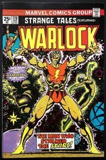 Vintage Marvel Strange Tales #178 Warlock Comic Book Feb 1975 Bronze Age 25¢
