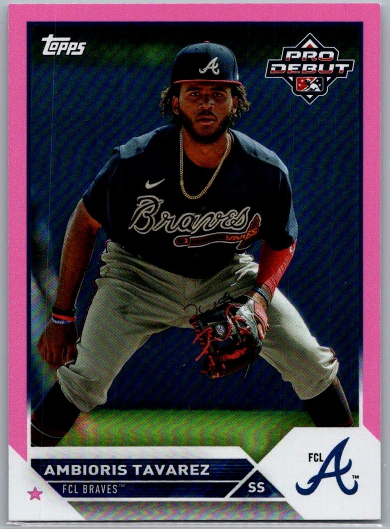 2023 Topps Pro Debut Pink Foil /199 Ambioris Tavarez #PD-77