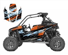 Polaris RS1 graphics wrap kit 24 mil thick racing vinyl #V4000 Orange Yellow