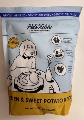 The Pets Table Chicken & Sweet Potato Air-Dried Dog Food 16oz No Artificial