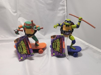 TMNT Ninja Turtles Mutant Mayhem Pull Back-N-GO Shredders Skateboard Lot Of 2