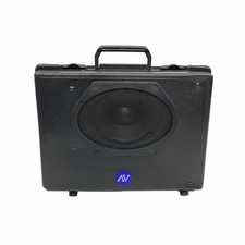 AmpliVox Portable PA System Kit w/ Dynamic Microphone  Blue Carrying Case