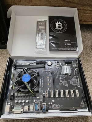 ASRock H110 Pro BTC+ LGA 1151, Intel (H110PROBTC) Motherboard With CPU