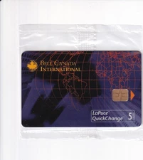 LaPuce $5 Bell Canada International Phone Card - Global Map Edition 1,100
