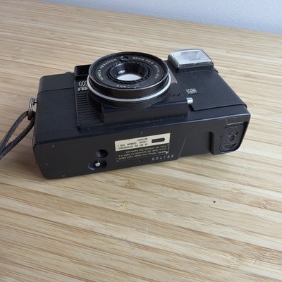 Konica C35 AF Black 35mm Film Camera w/38mm F2.8 HEXANON Lens