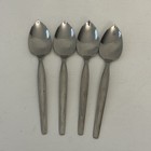 Wm Rogers Spoons Stainless Serrated Edge Fruit Grapefruit USA Set of 4
