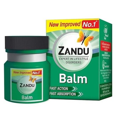 ZANDU Balm 8ml for Cold, Headache, Muscle Joint Pain, Backache Exp 2028