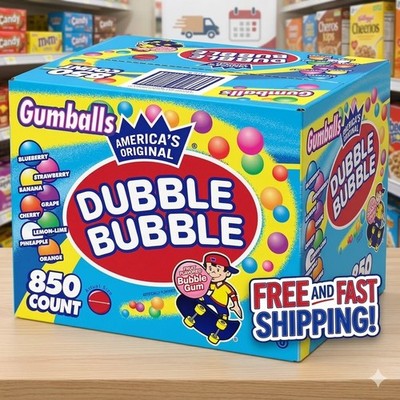 Dubble Bubble DUB-BUB-17 Gumballs - 850 Count