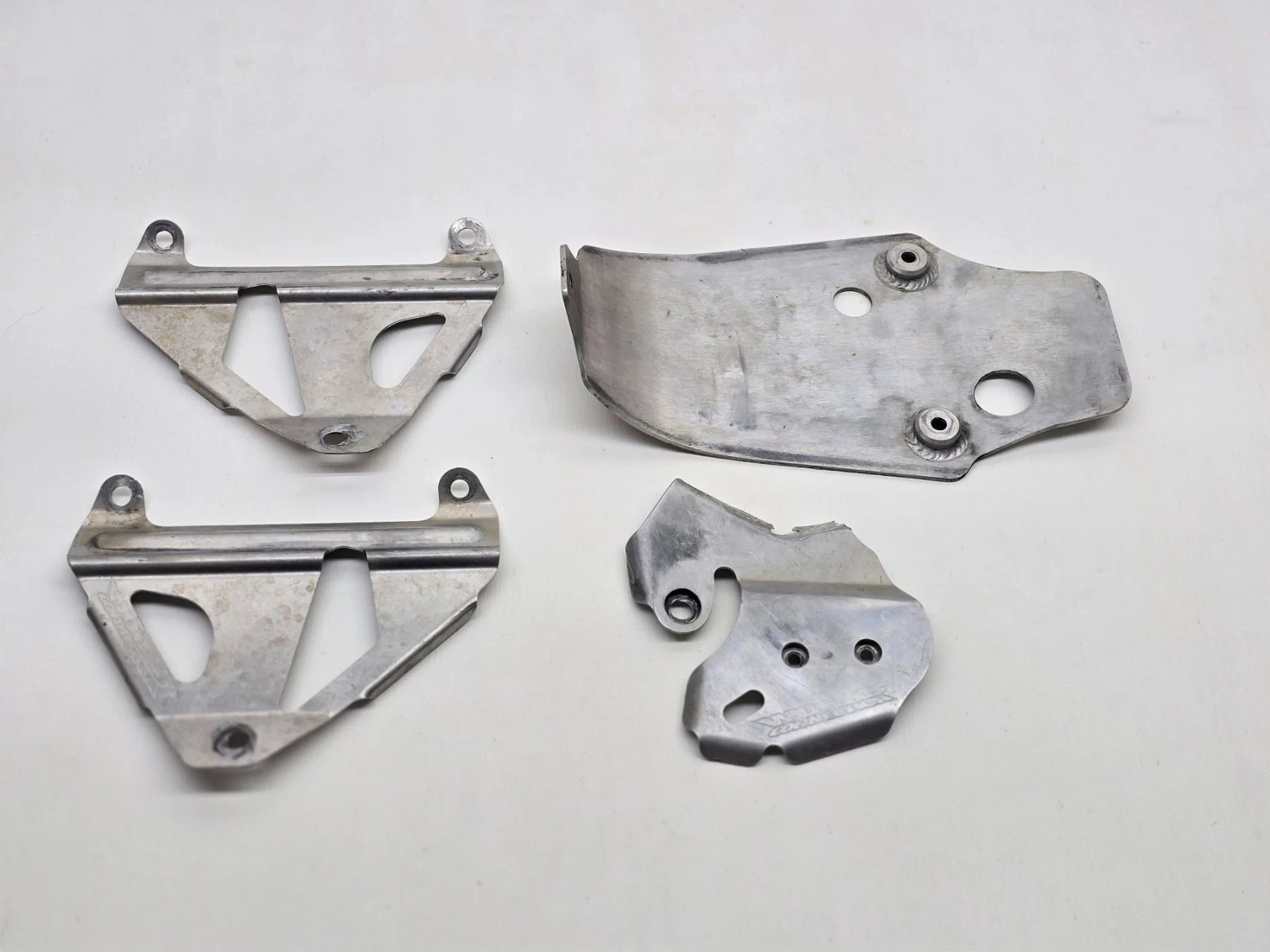 2005 Kawasaki KX250F Works Connection Radiator Braces Skid Plate Frame Guard MX