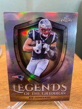 2025 Topps Chrome Rob Gronkowski Legends of The Gridiron Refractor