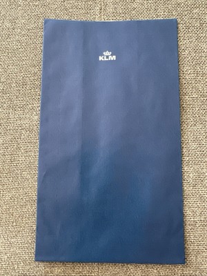 KLM - Air Waste Sick Sickness Bag Spuckbeutel Kotztüte Brechbeutel