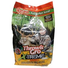 Deer Food Plot Seeds 5 Lbs - Easy Plant, Fast-Grow, No-Till, Radish Forage
