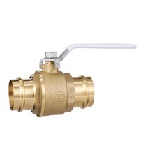 Watts Lead-Free Brass Ball Valve with Integral Press 2 Inch, 2 Inch