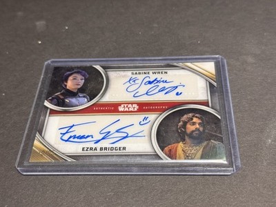 2025 Topps Star Wars Meiyo Natasha Liu Bordizzo Eman Esfandi Chrome Dual Auto/25
