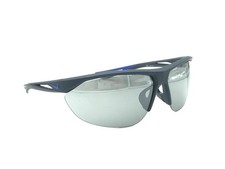 Nike TAILWIND SWIFT EV0916 440 415 Dark Grey Blue Half Rim Sunglasses Grey Lens