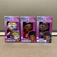 Set of 3 Barbie Micro Teenies Plush Basic Fun 1959 1st, 1st Black, Totally Hair
