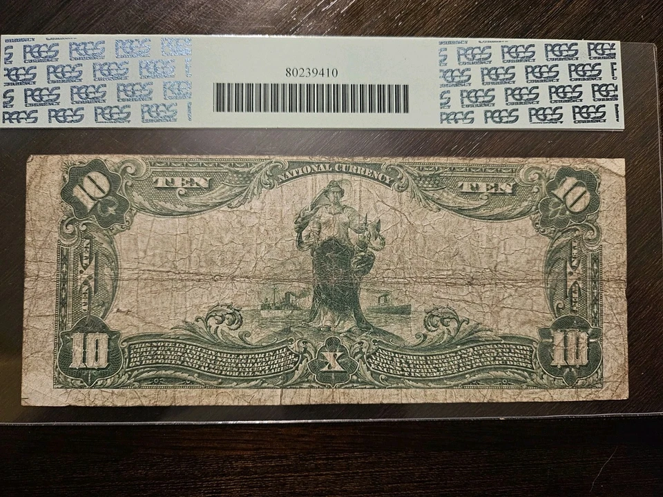 $10 1902 National Bank Note Newburgh, NY - Image 2 of 2