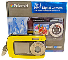 Polaroid Digital Camera iF045 14.0MP Underwater Selfie Screen Tested NEW in Box