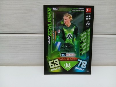 Topps Match Attax - 19/20 - Xaver Schlager - VfL Wolfsburg - On Demand - # 060