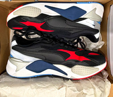 Puma Bmw Motorsport Rs-x3 9 12 Low Top Mesh Sneakers Blackredwhiteblue