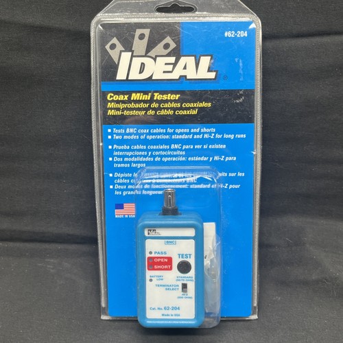 Ideal Coassiale Mini Tester Parte Nuova # 62-204 - Foto 1 di 5