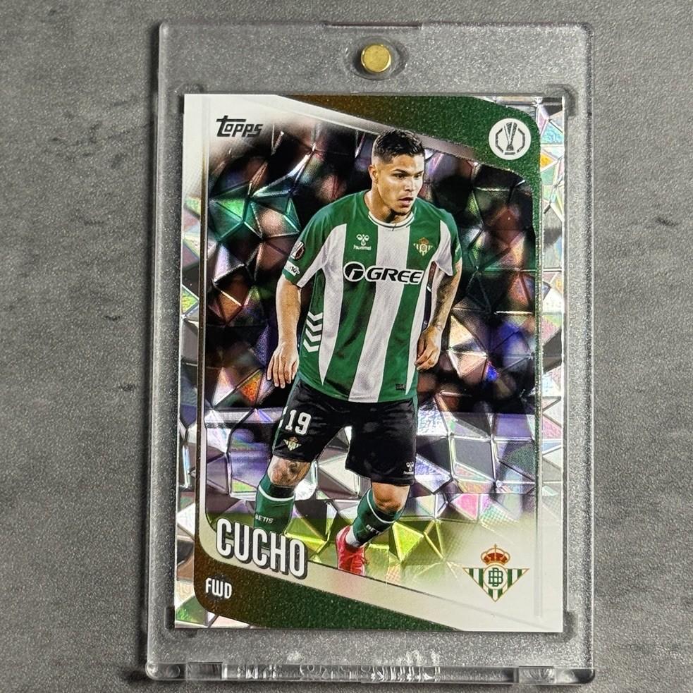 2025-26 Topps UEFA Club Cucho #51 Diamante Foil Real Betis Balompie