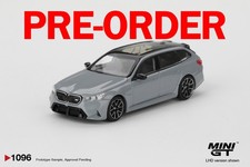 (Pre-ordine) MINI GT #1096 BMW M5 Touring (G99) Brooklyn Grigio Metallizzato RHD Auto