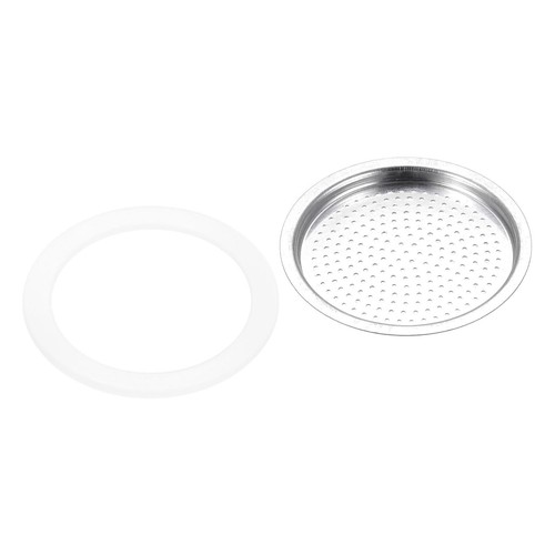 6Pcs Silicone Joint 50x64mm et 2Pcs Filtre Écran 59x60mm pour 3- Tasse