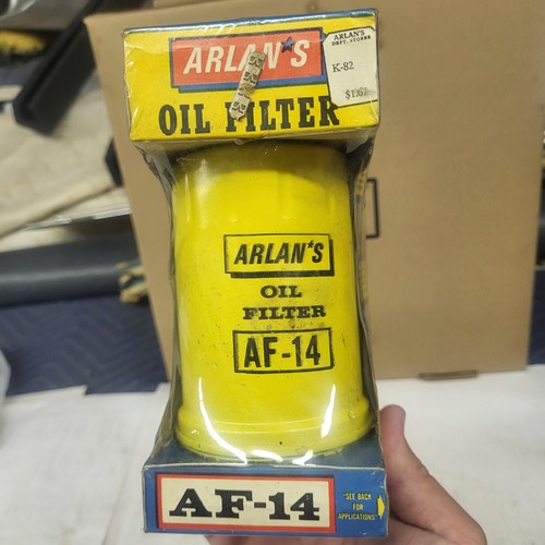 NOS 1960-69 Chevy Corvair Monza Spyder Corvan Truck Arlans AF-14 Oil Filter - Picture 4 of 7