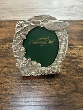 Longaberger Collectors Club 2001 Renewal Gift Picture Frame Pewter Vintage