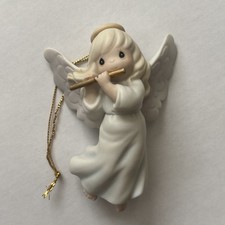 1996 Precious Moments "Joy To The World" 153338 Angel Flute Ornament Christmas