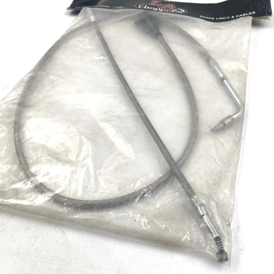 LA Choppers 8005ID08 Stainless Idle Cable Mini Ape Hangers 96-07 Harley Touring - Image 2 of 4