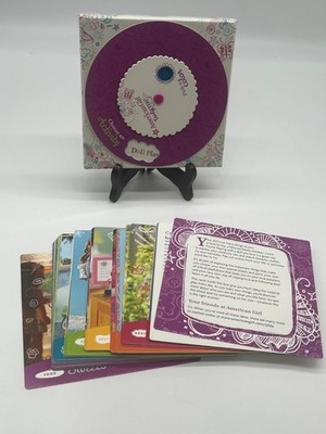 AMERICAN GIRL TRULY ME PICK A COLOR  CHOOSE AN ACTIVITY WHEEL CARD SPINNER GAME