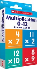 Scholastic Flash Cards: Multiplication 0 - 12 Medium