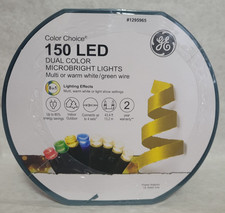 GE Color Choice 150 LED Dual Color Microbright Lights on Reel Color Warm White
