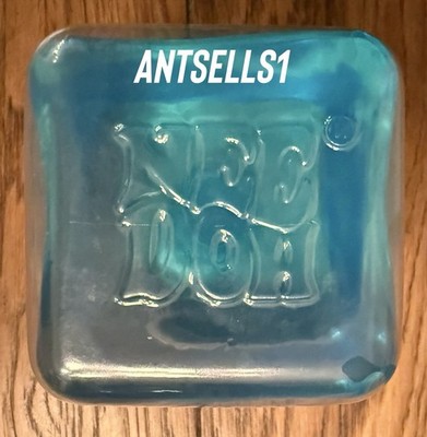 NeeDoh Nice Berg Blue XL Giant Nee Doh Niceberg Solid Squish Cube
