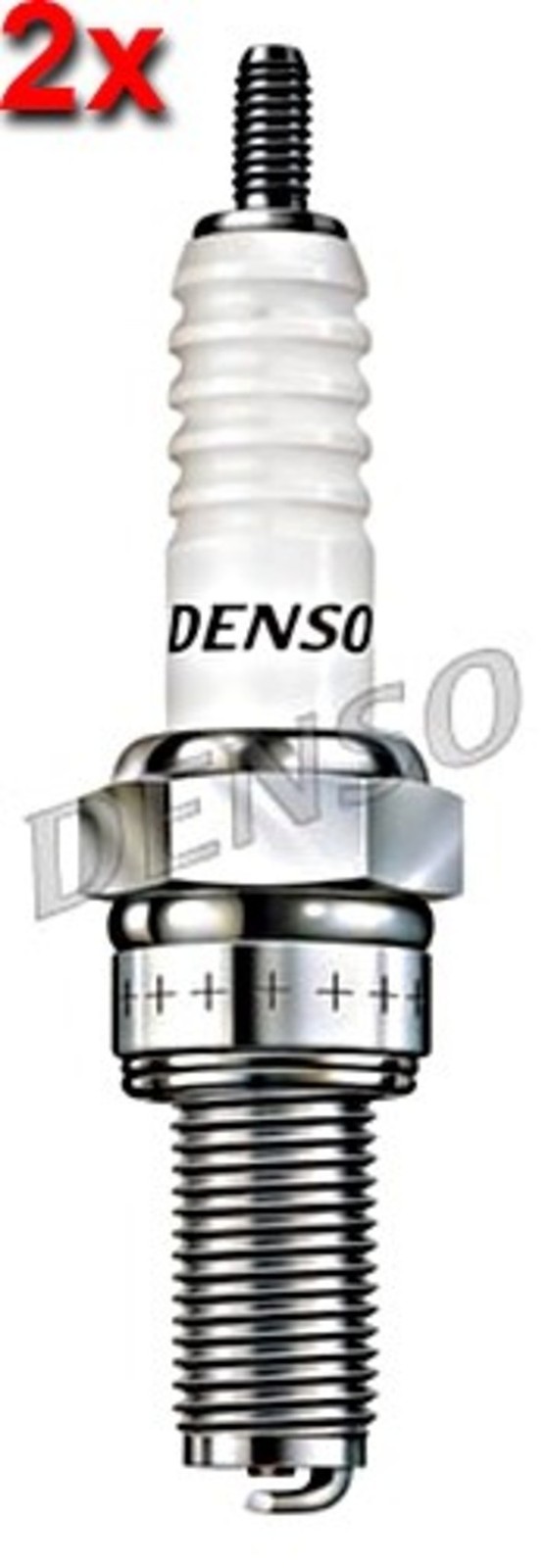 DENSO 2x Spark Plug For HONDA Cb MOTO GUZZI MC 0.1-1.3L 2006-2014 31916-KRM-841